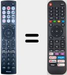 Télécommande universelle Universal TV Hisense
