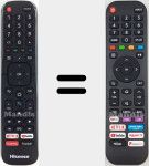 T&eacute;l&eacute;commande universelle Universal TV Hisense