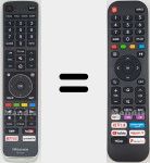 Télécommande universelle Universal TV Hisense
