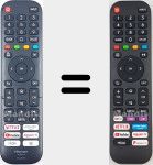 Télécommande universelle Universal TV Hisense