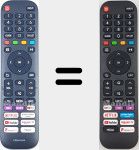 Télécommande universelle Universal TV Hisense
