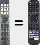 Télécommande universelle Universal TV Hisense