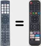 Télécommande universelle Universal TV Hisense