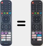Télécommande universelle Universal TV Hisense