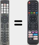 Télécommande universelle Universal TV Hisense