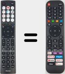Télécommande universelle Universal TV Hisense