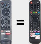 Télécommande universelle Universal TV Hisense