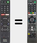 Télécommande universelle Universal TV Sony