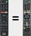 Télécommande universelle Universal TV Sony