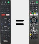 Télécommande universelle Universal TV Sony
