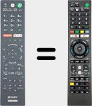 Télécommande universelle Universal TV Sony