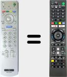 Télécommande universelle Universal TV Sony