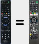 Télécommande universelle Universal TV Sony