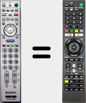 Télécommande universelle Universal TV Sony