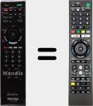 Télécommande universelle Universal TV Sony