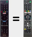 Télécommande universelle Universal TV Sony