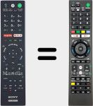 Télécommande universelle Universal TV Sony