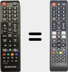 Télécommande universelle Universal TV Samsung