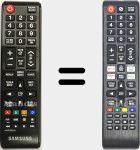 T&eacute;l&eacute;commande universelle Universal TV Samsung