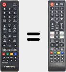 Télécommande universelle Universal TV Samsung
