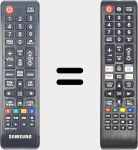 T&eacute;l&eacute;commande universelle Universal TV Samsung