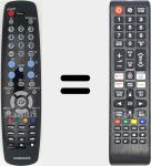 T&eacute;l&eacute;commande universelle Universal TV Samsung