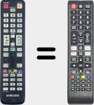 T&eacute;l&eacute;commande universelle Universal TV Samsung