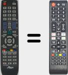 T&eacute;l&eacute;commande universelle Universal TV Samsung