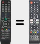 T&eacute;l&eacute;commande universelle Universal TV Samsung