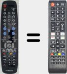 T&eacute;l&eacute;commande universelle Universal TV Samsung
