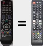 Télécommande universelle Universal TV Samsung