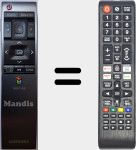 Télécommande universelle Universal TV Samsung