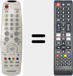 T&eacute;l&eacute;commande universelle Universal TV Samsung