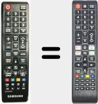 Télécommande universelle Universal TV Samsung