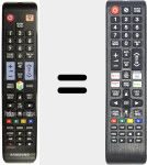 T&eacute;l&eacute;commande universelle Universal TV Samsung