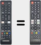 Télécommande universelle Universal TV Samsung
