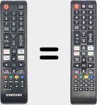 Télécommande universelle Universal TV Samsung