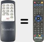 T&eacute;l&eacute;commande pour remplacer 388-BT