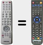 T&eacute;l&eacute;commande pour remplacer 00023 M