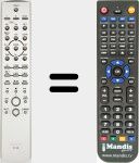 Télécommande pour remplacer RC-1060 (00D3991080000)