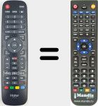 Télécommande pour remplacer HTR-A10 (0530044555)