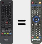 Télécommande pour remplacer HTR-A18LN (0530015573)