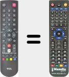 Télécommande pour remplacer 06-520W37-E012X
