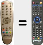 Télécommande pour remplacer 060323