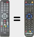 T&eacute;l&eacute;commande pour remplacer 06-519W49-E001X