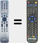 Télécommande pour remplacer RMF-TX621E (100994912)
