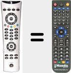 T&eacute;l&eacute;commande pour remplacer REMCON176