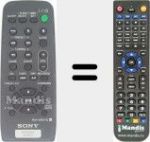 T&eacute;l&eacute;commande pour remplacer RM-SR210 (147650311)