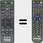 Télécommande pour remplacer RM-ANP115 (149273811)