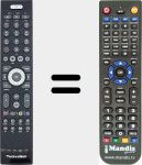 Télécommande pour remplacer FBVT401 (2530401010300)